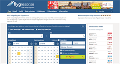 Desktop Screenshot of flygresor.se